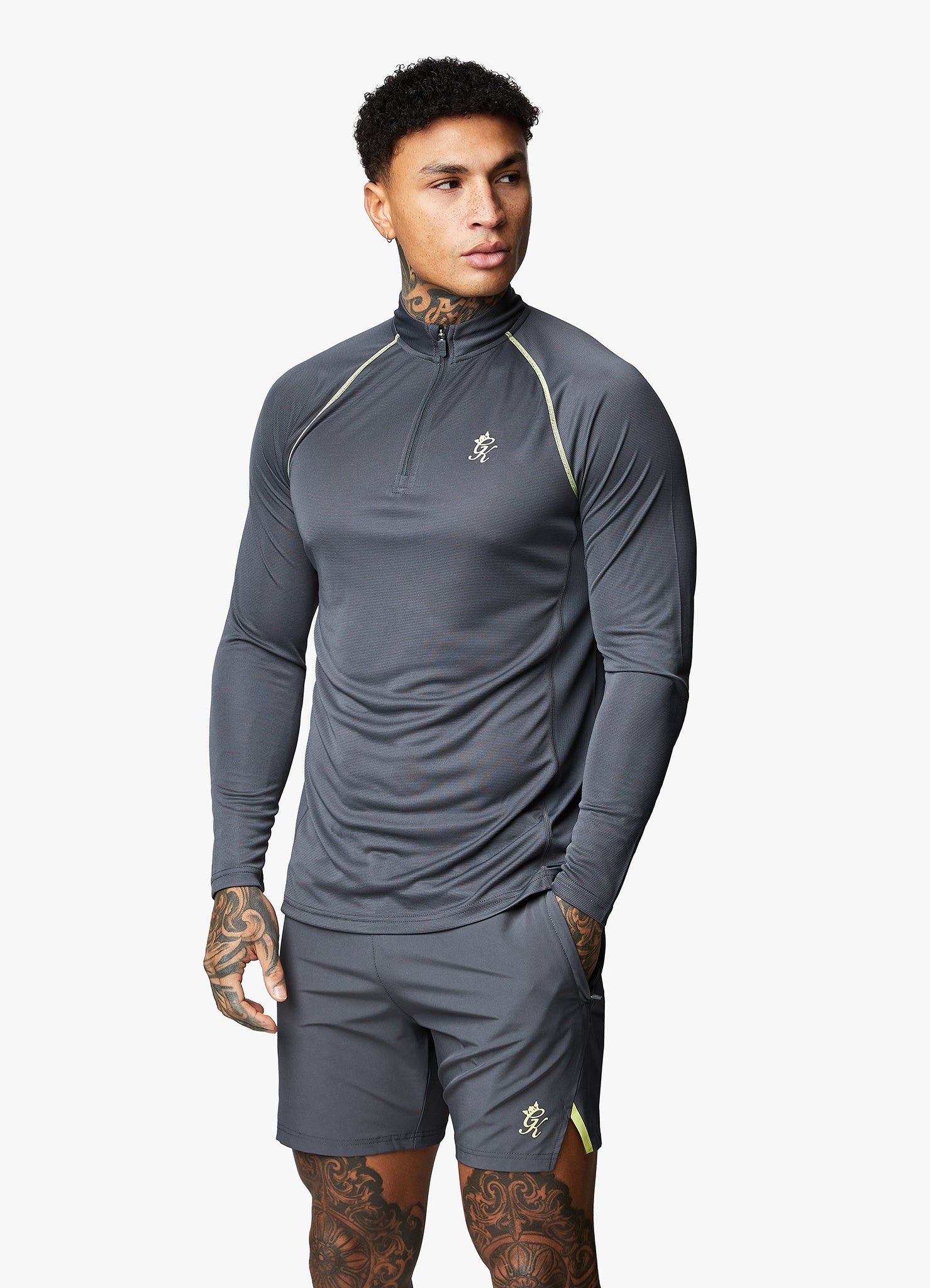 Gym King Motivate Stripe Funnel - Graphite sold by The Gym King