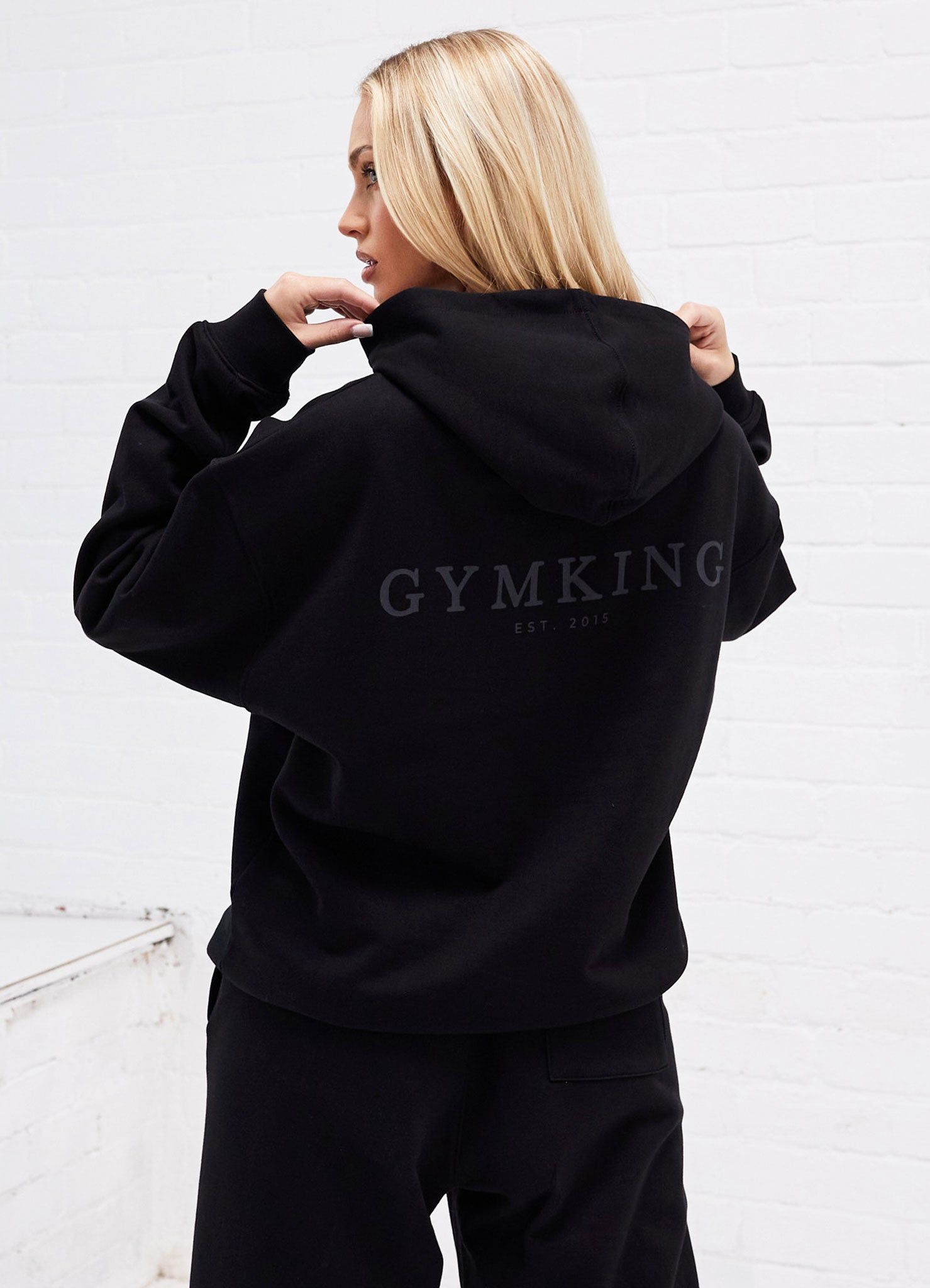 Gym King Established Relaxed Tracksuit - Black sold by The Gym King product image thumbnail 17