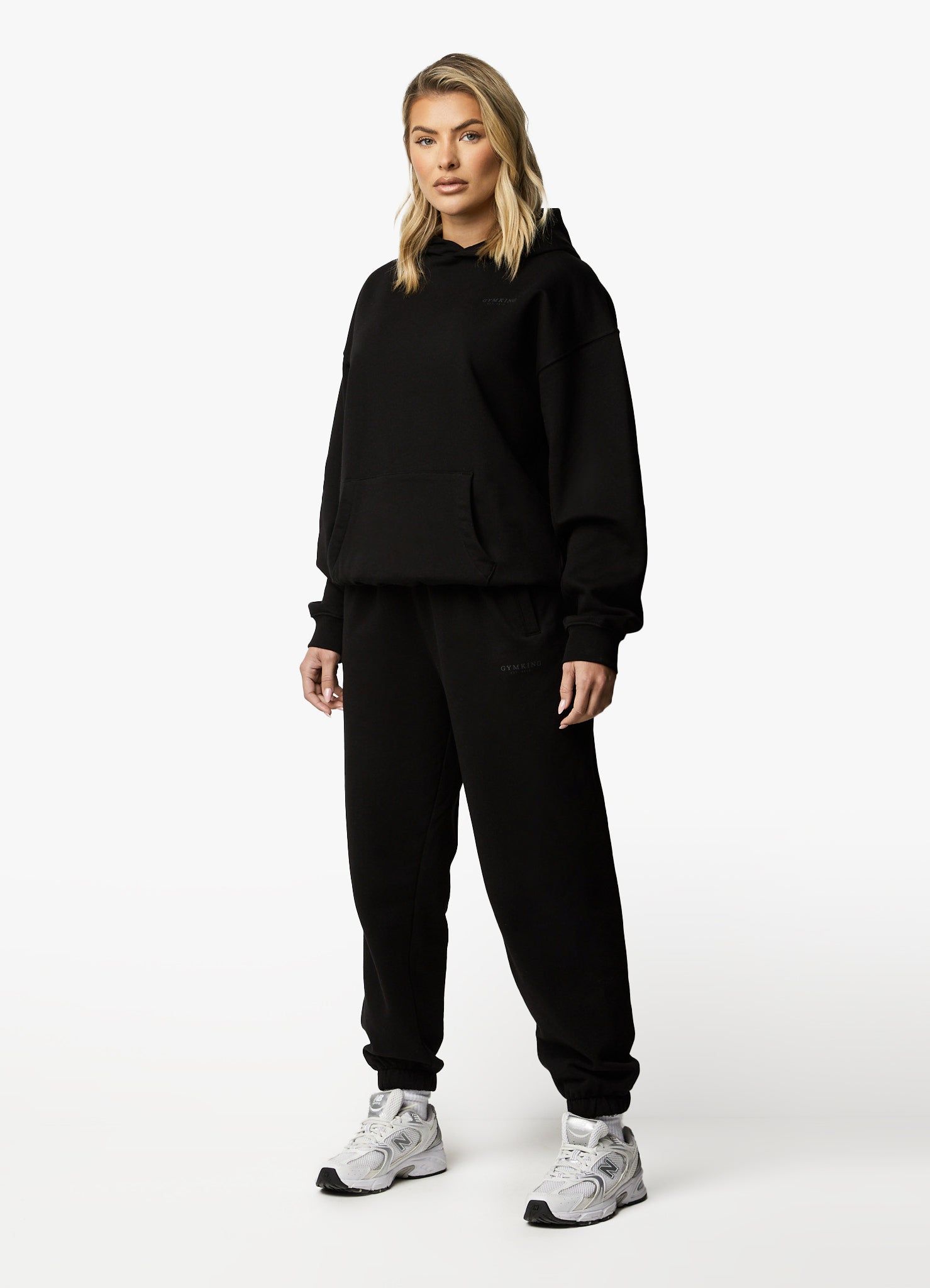Gym King Established Relaxed Tracksuit - Black sold by The Gym King product image thumbnail 6