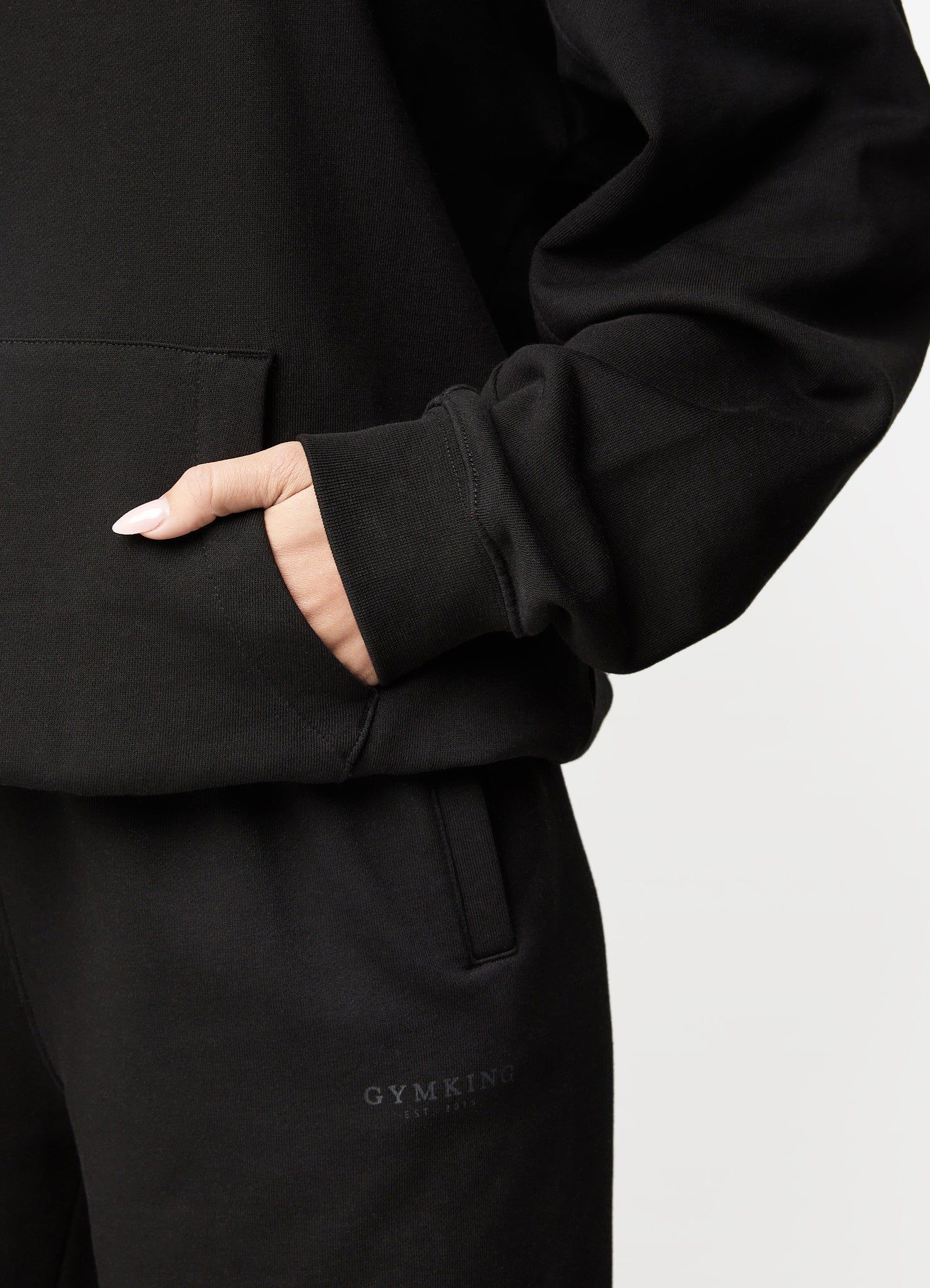 Gym King Established Relaxed Tracksuit - Black sold by The Gym King product image thumbnail 14