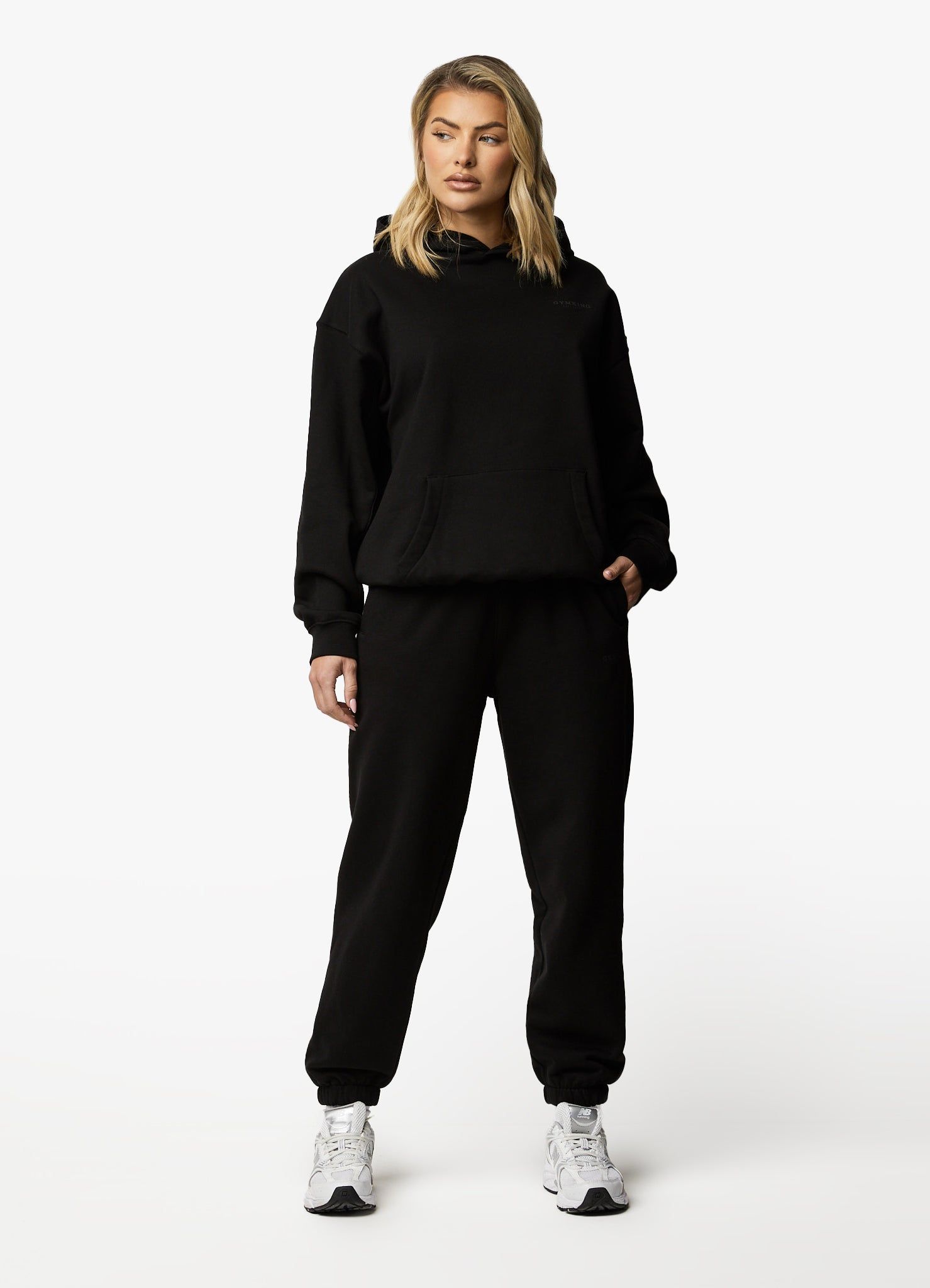 Gym King Established Relaxed Tracksuit - Black sold by The Gym King product image thumbnail 2