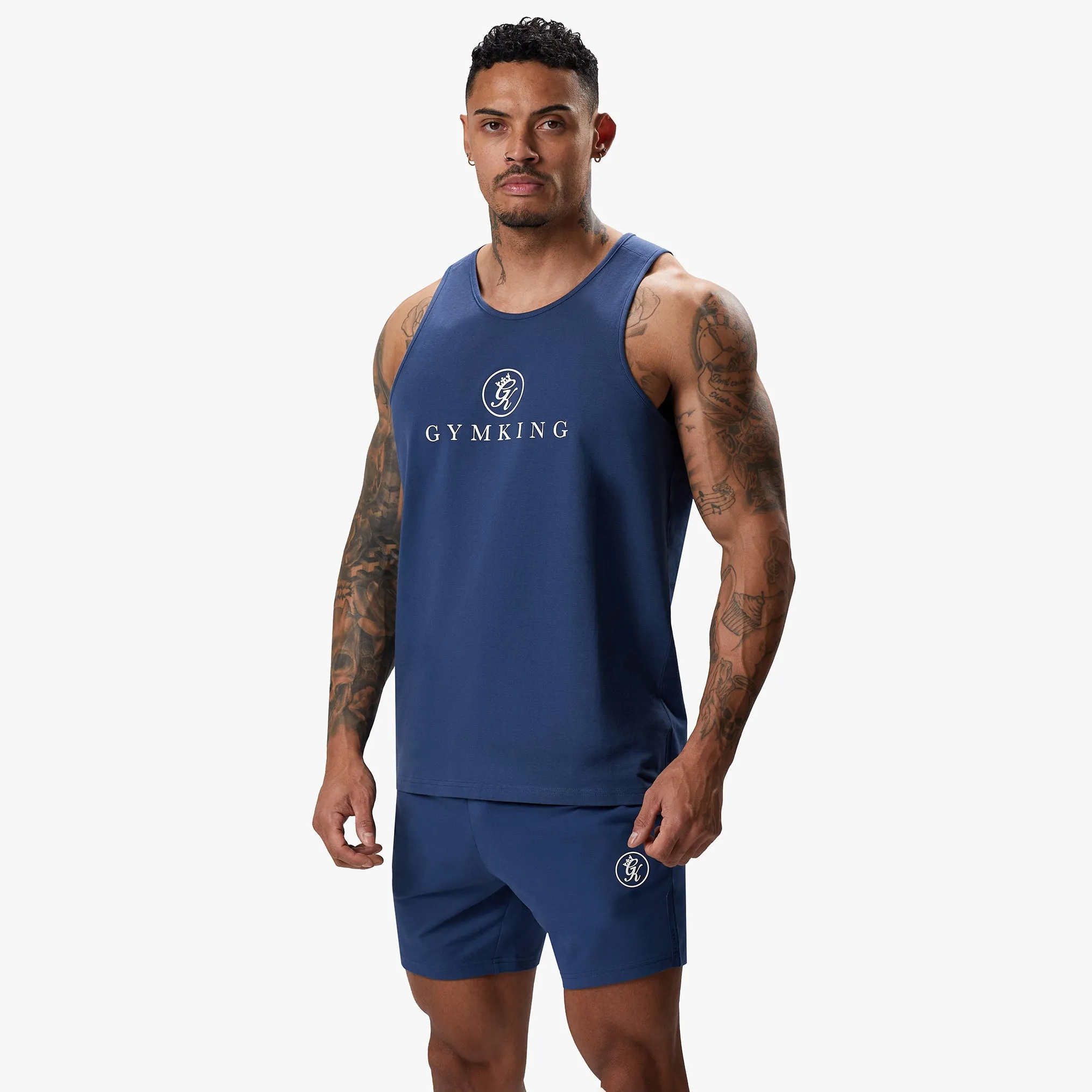 Gym King Pro Jersey Vest - Dark Indigo sold by The Gym King product image thumbnail 2