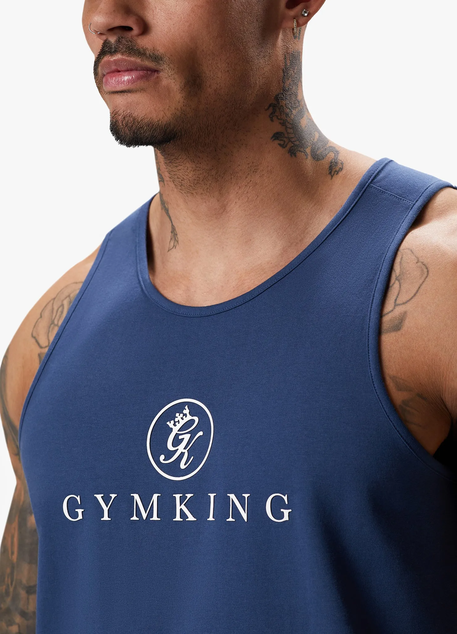 Gym King Pro Jersey Vest - Dark Indigo sold by The Gym King product image thumbnail 5