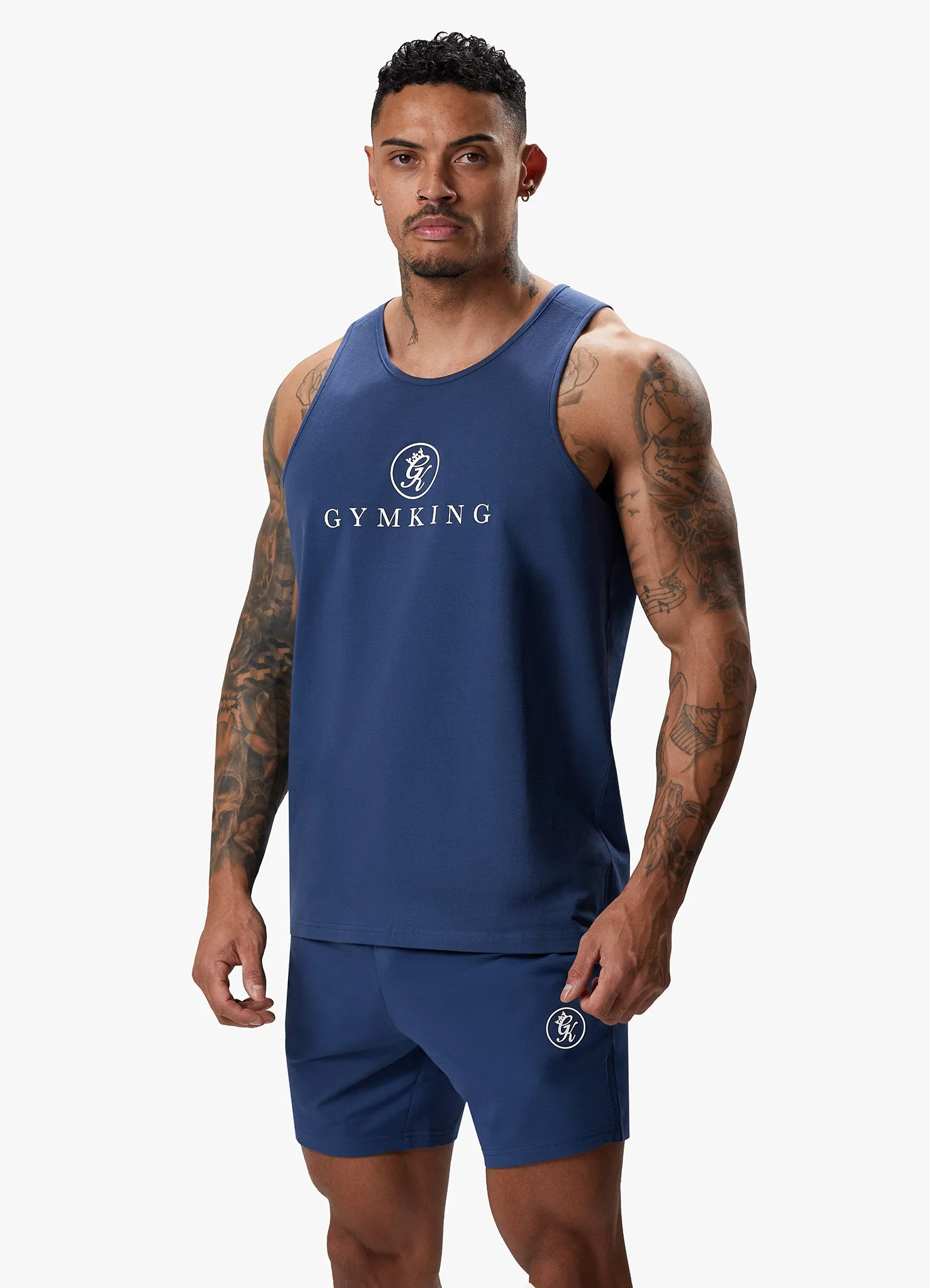 Gym King Pro Jersey Vest - Dark Indigo sold by The Gym King product image thumbnail 3