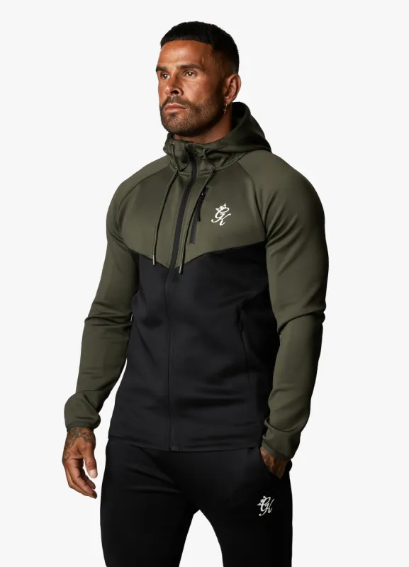 Gym King Precision FZ Hood - Khaki sold by The Gym King