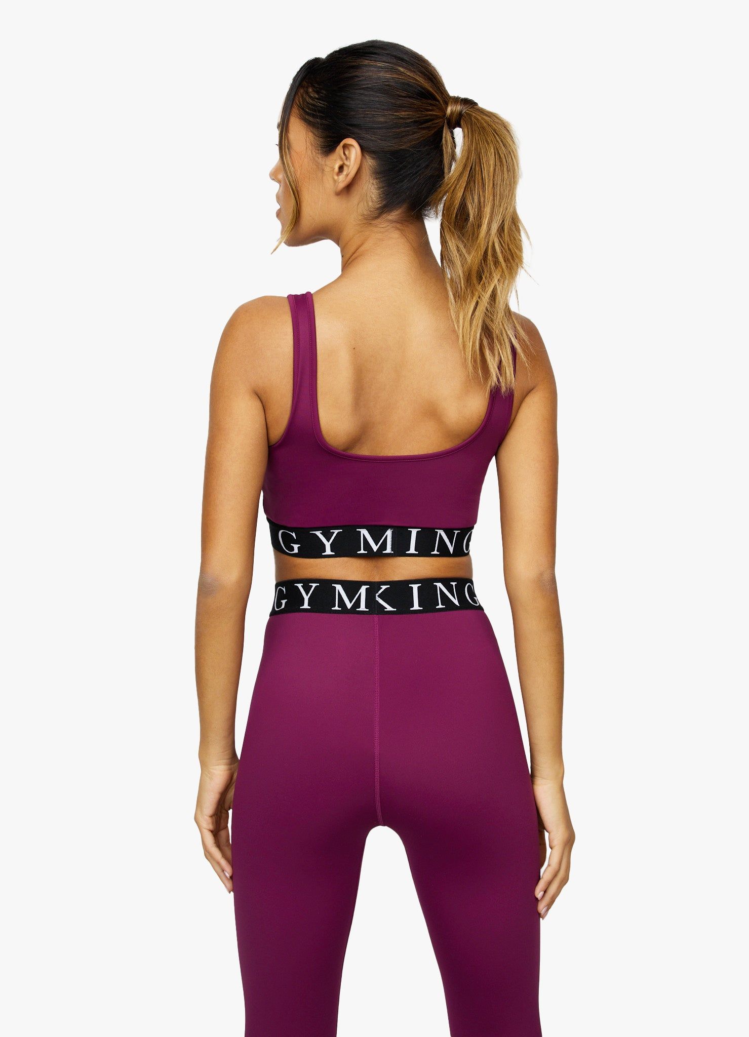 Gym King Impact Sports Bra - Plum sold by The Gym King product image thumbnail 3