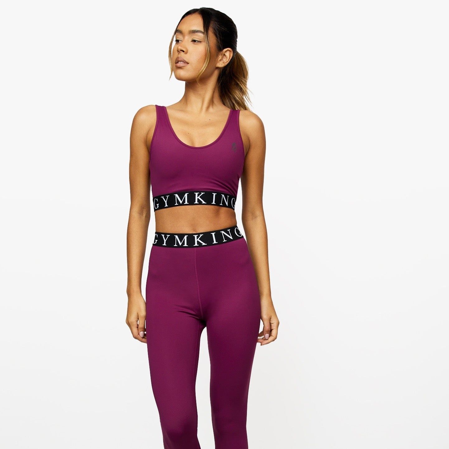 Gym King Impact Sports Bra - Plum sold by The Gym King product image thumbnail 2