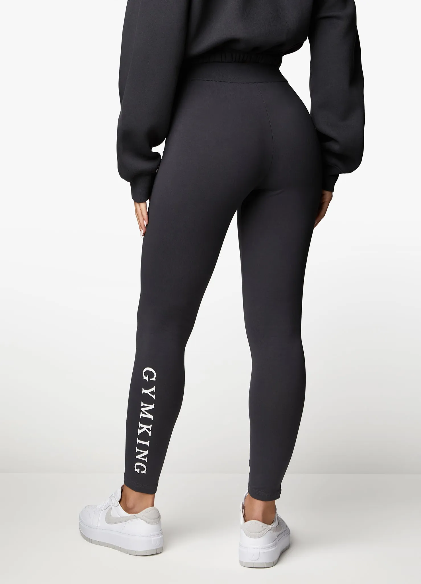 Gym King Established Jersey Legging - Dark Pewter sold by The Gym King product image thumbnail 4
