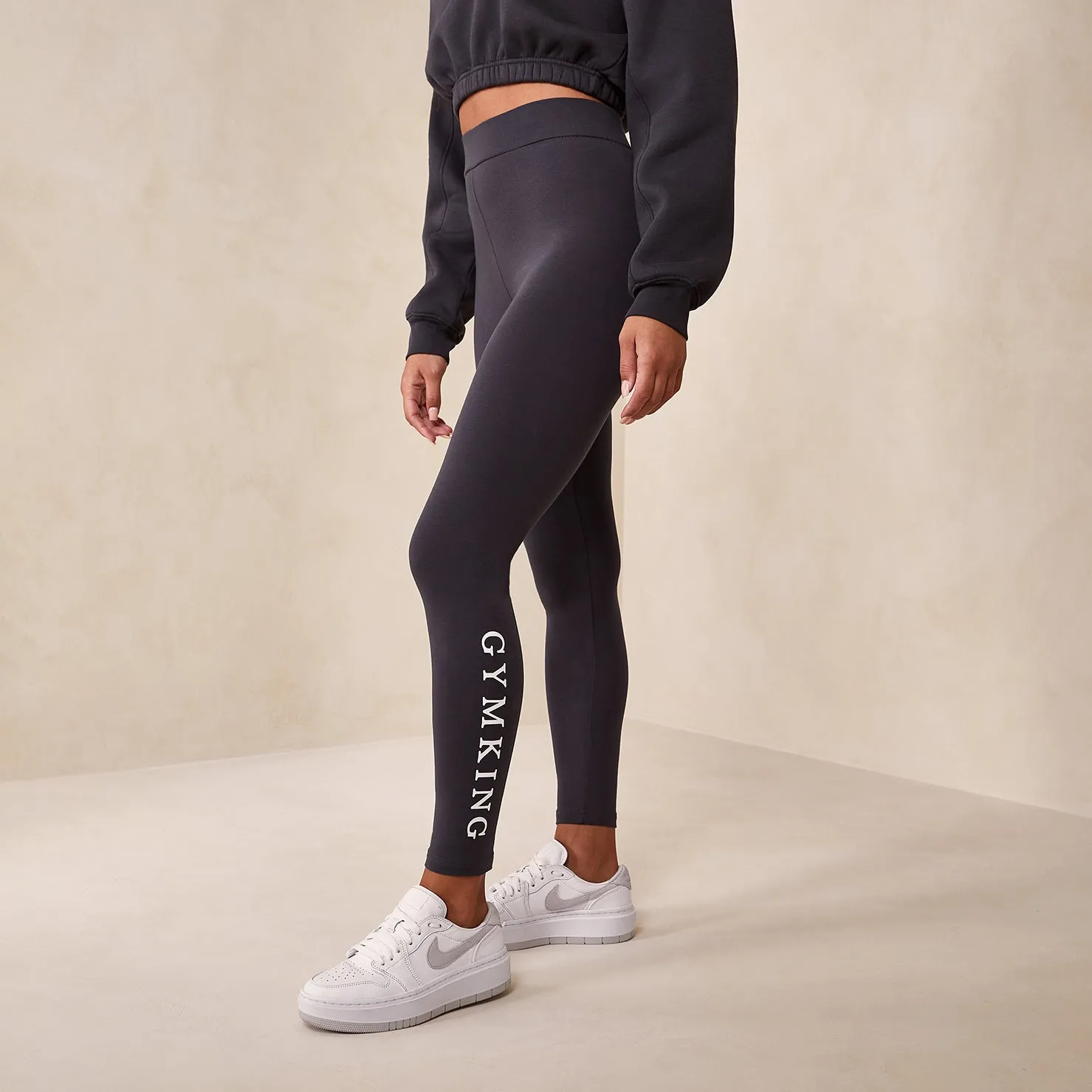 Gym King Established Jersey Legging - Dark Pewter sold by The Gym King product image thumbnail 2