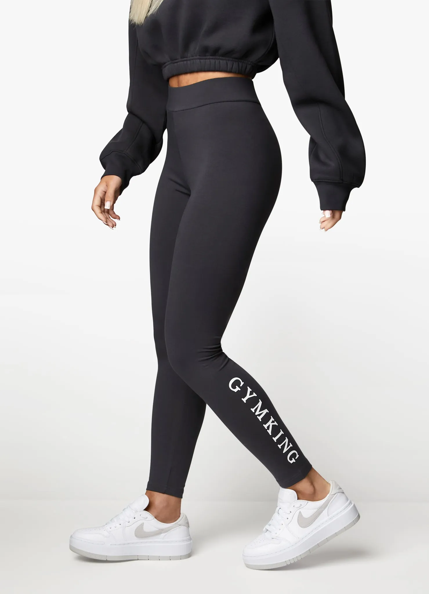 Gym King Established Jersey Legging - Dark Pewter sold by The Gym King product image thumbnail 3