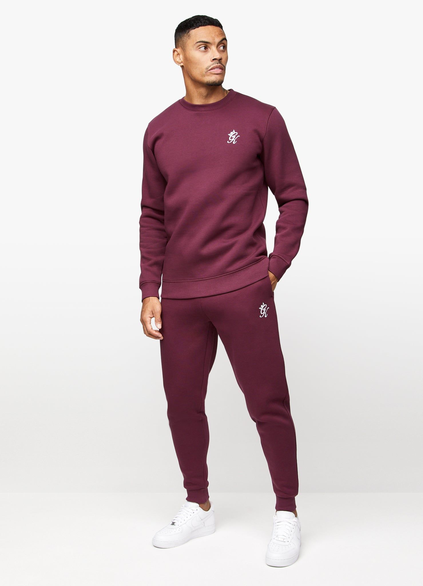 Gym King Fundamental Fleece Crew - Wine Red sold by The Gym King product image thumbnail 10