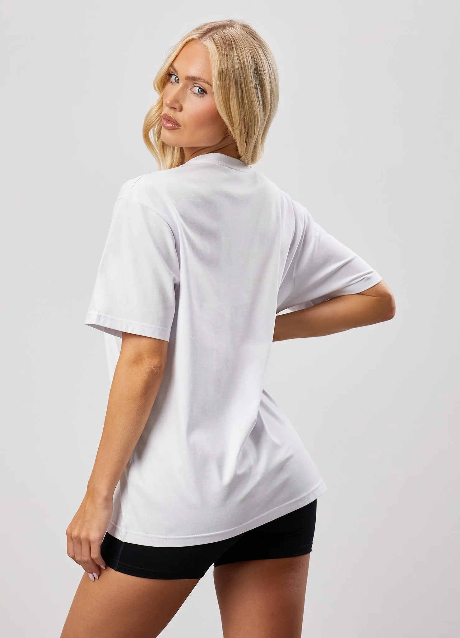 Gym King 365 Boyfriend Jersey Tee - White sold by The Gym King product image thumbnail 3