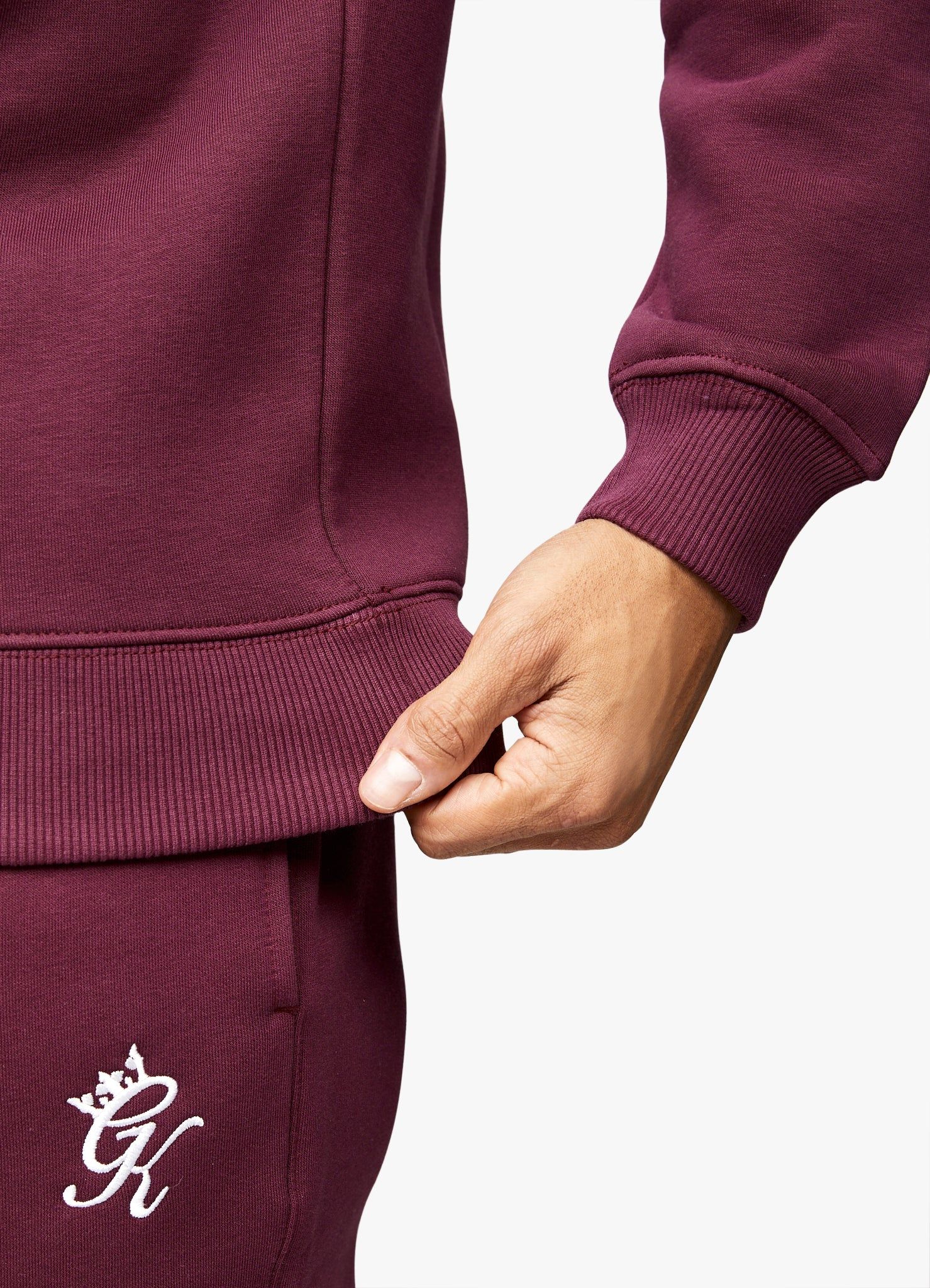 Gym King Fundamental Fleece Crew - Wine Red sold by The Gym King product image thumbnail 14