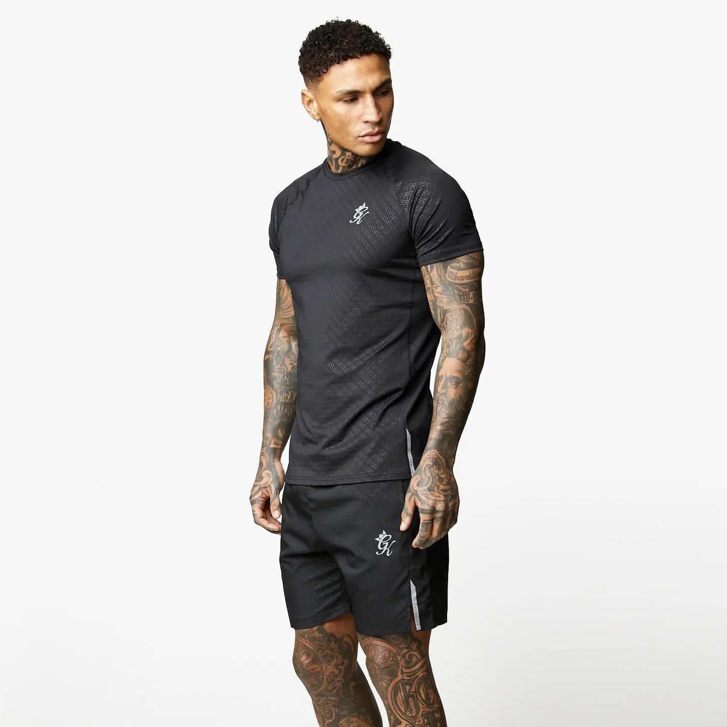 Gym King Debossed Energy Tee - Black sold by The Gym King product image thumbnail 2