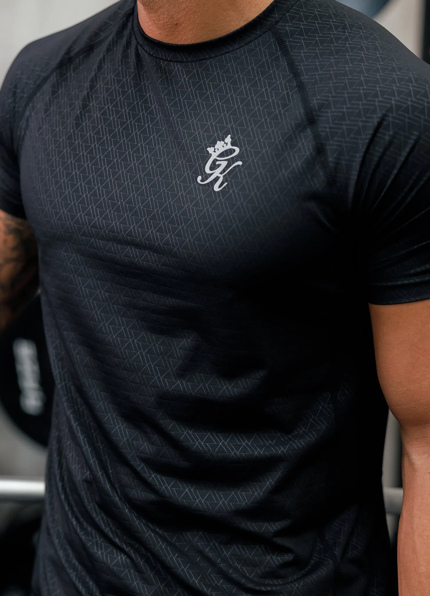 Gym King Debossed Energy Tee - Black sold by The Gym King product image thumbnail 3