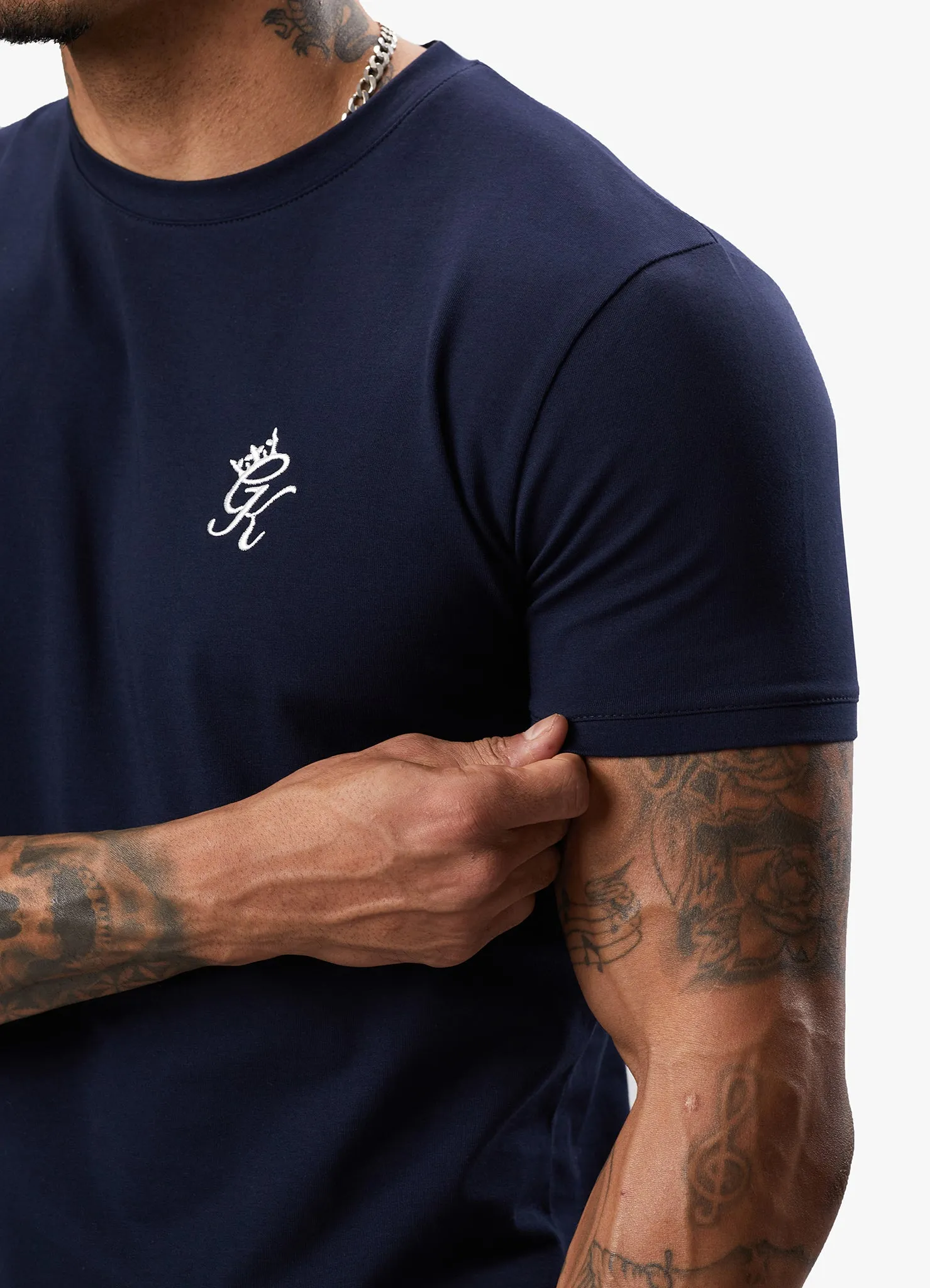 Gym King Fundamental Tee - Navy sold by The Gym King product image thumbnail 5