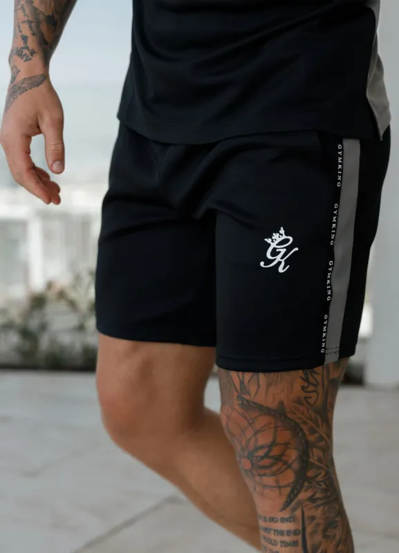 Gym King Taped Core Plus Short - Black sold by The Gym King