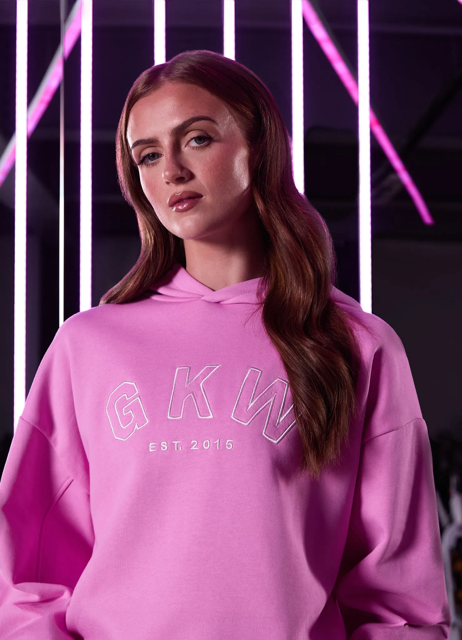 GKW Relaxed Fit Hood - Pink Rose sold by The Gym King product image thumbnail 4