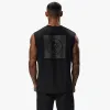 Gym King Box Logo Jersey Vest - Black sold by The Gym King
