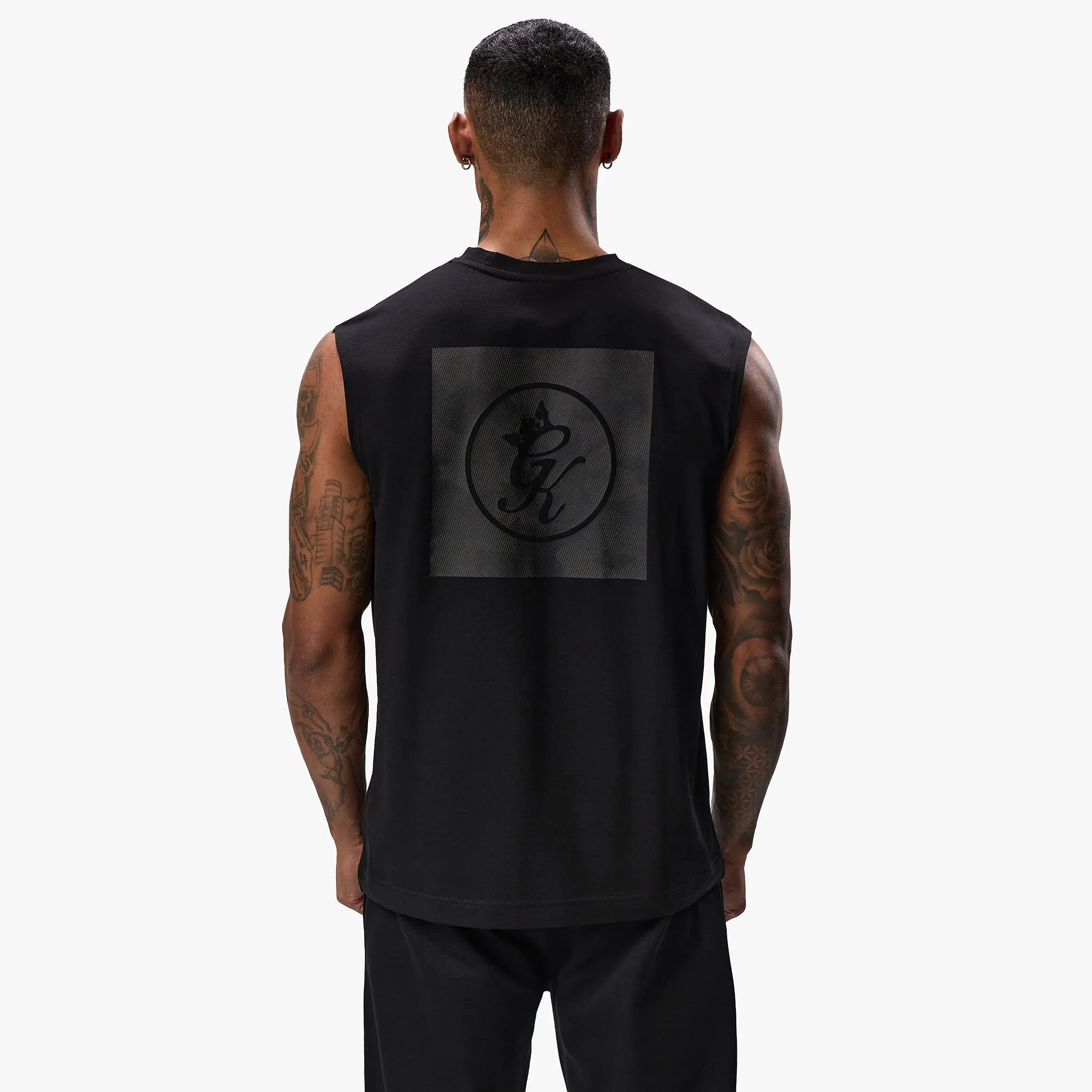 Gym King Box Logo Jersey Vest - Black sold by The Gym King product image thumbnail 2