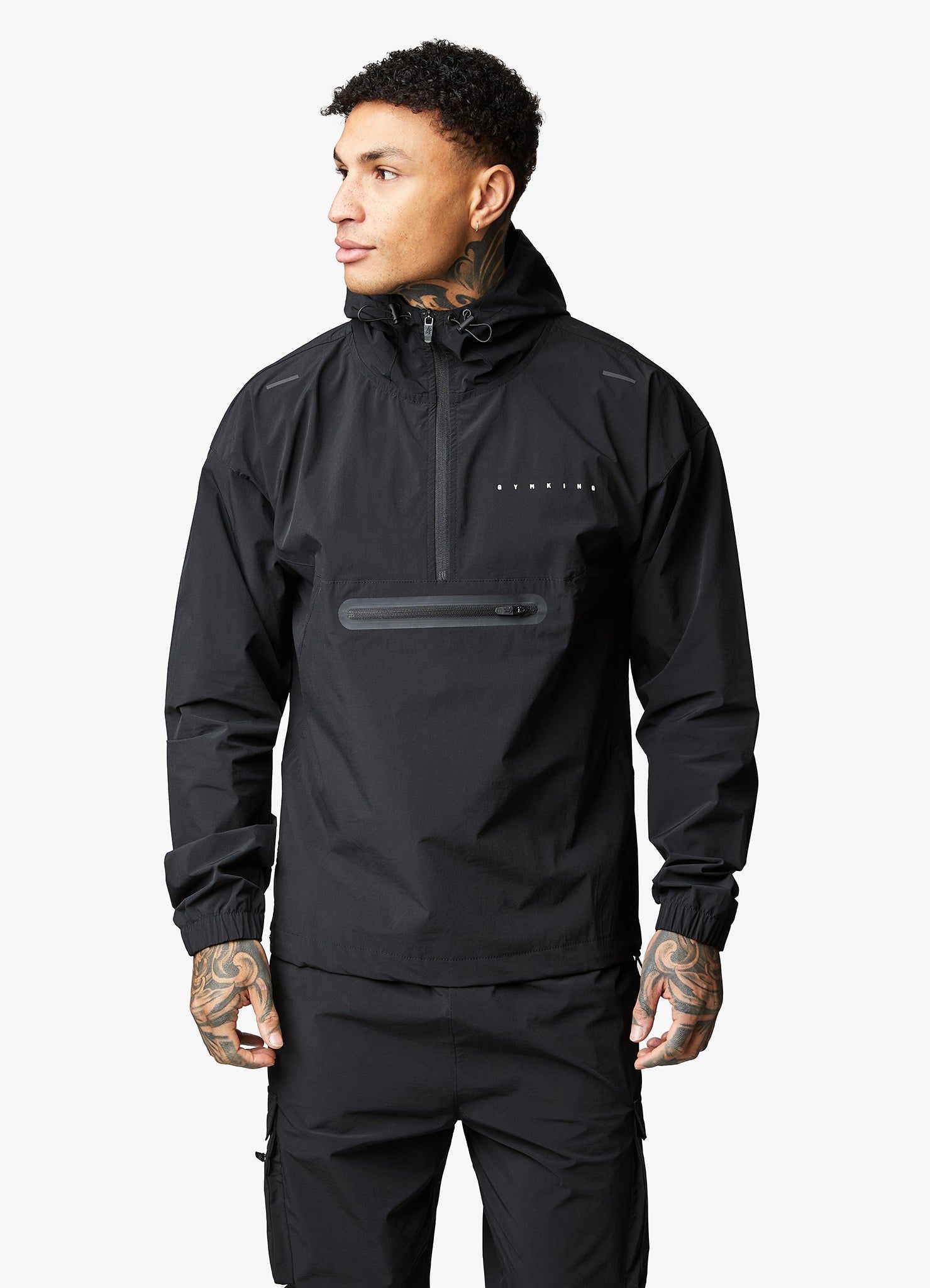 Gym King Rebellion Overhead Jacket - Black sold by The Gym King product image thumbnail 13
