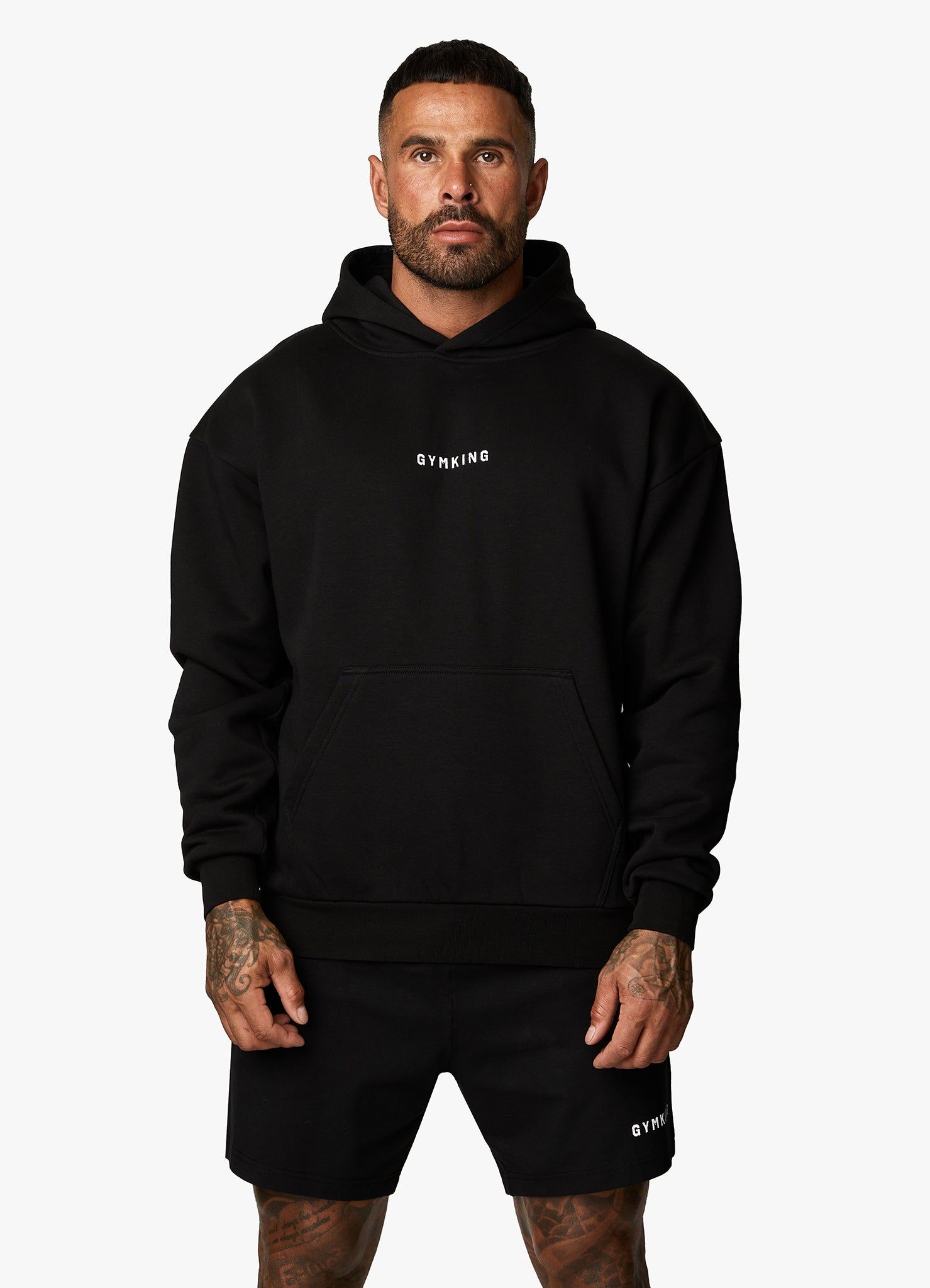 Gym King Training Division Hood - Black/White sold by The Gym King product image thumbnail 5