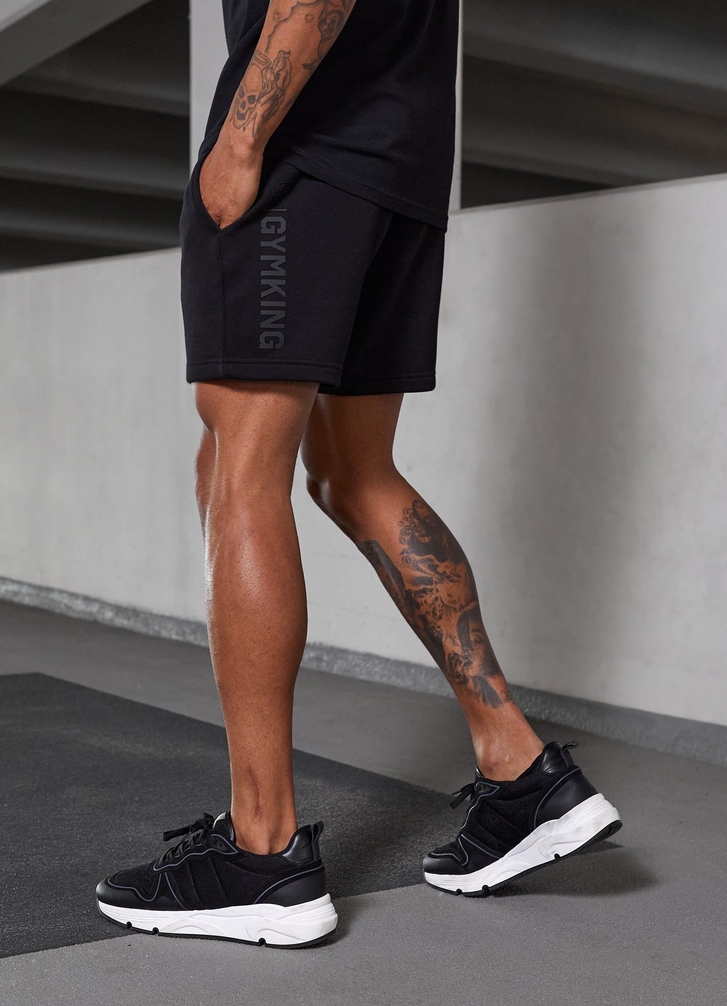 Gym King Aventus Short - Black sold by The Gym King