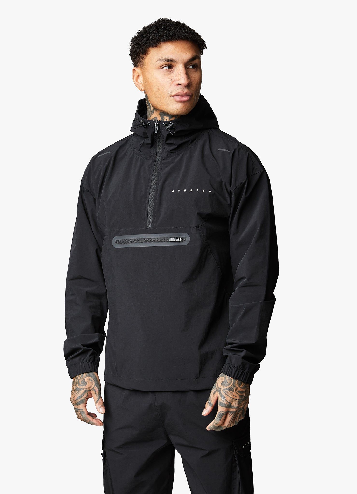 Gym King Rebellion Overhead Jacket - Black sold by The Gym King product image thumbnail 8