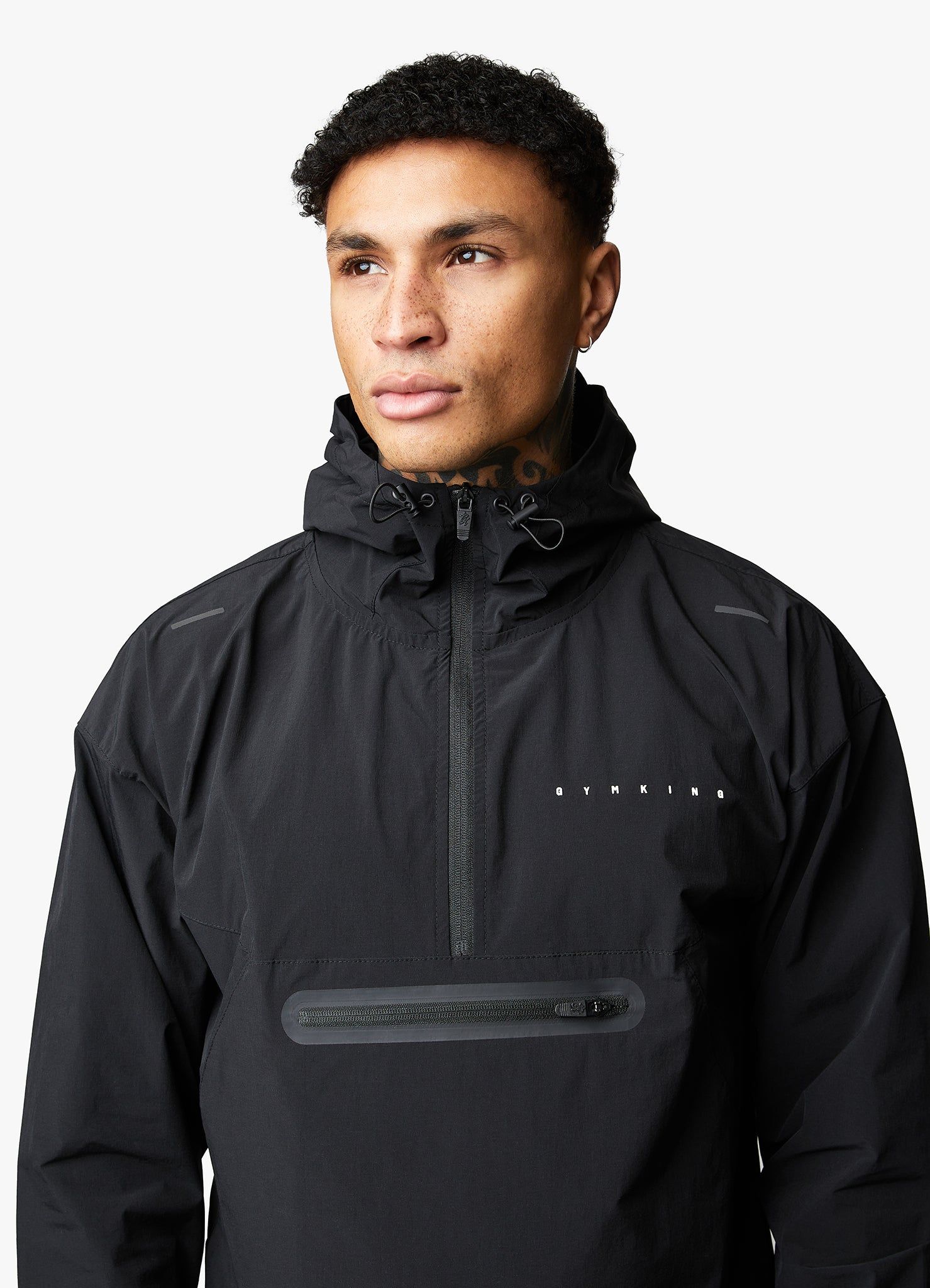 Gym King Rebellion Overhead Jacket - Black sold by The Gym King product image thumbnail 10
