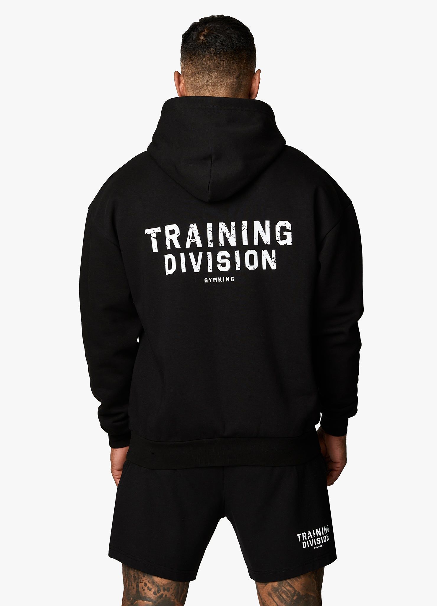 Gym King Training Division Hood - Black/White sold by The Gym King product image thumbnail 4