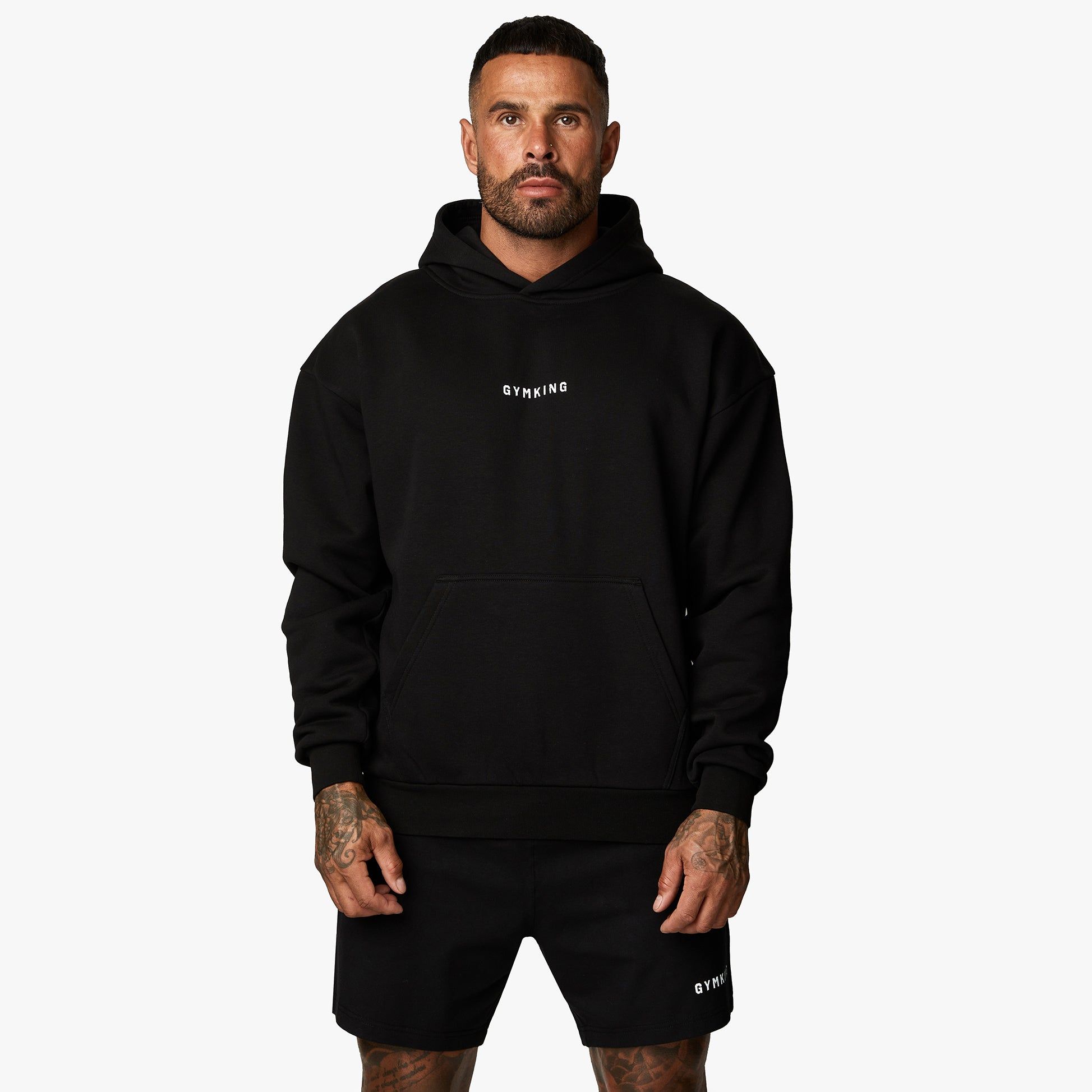 Gym King Training Division Hood - Black/White sold by The Gym King product image thumbnail 2