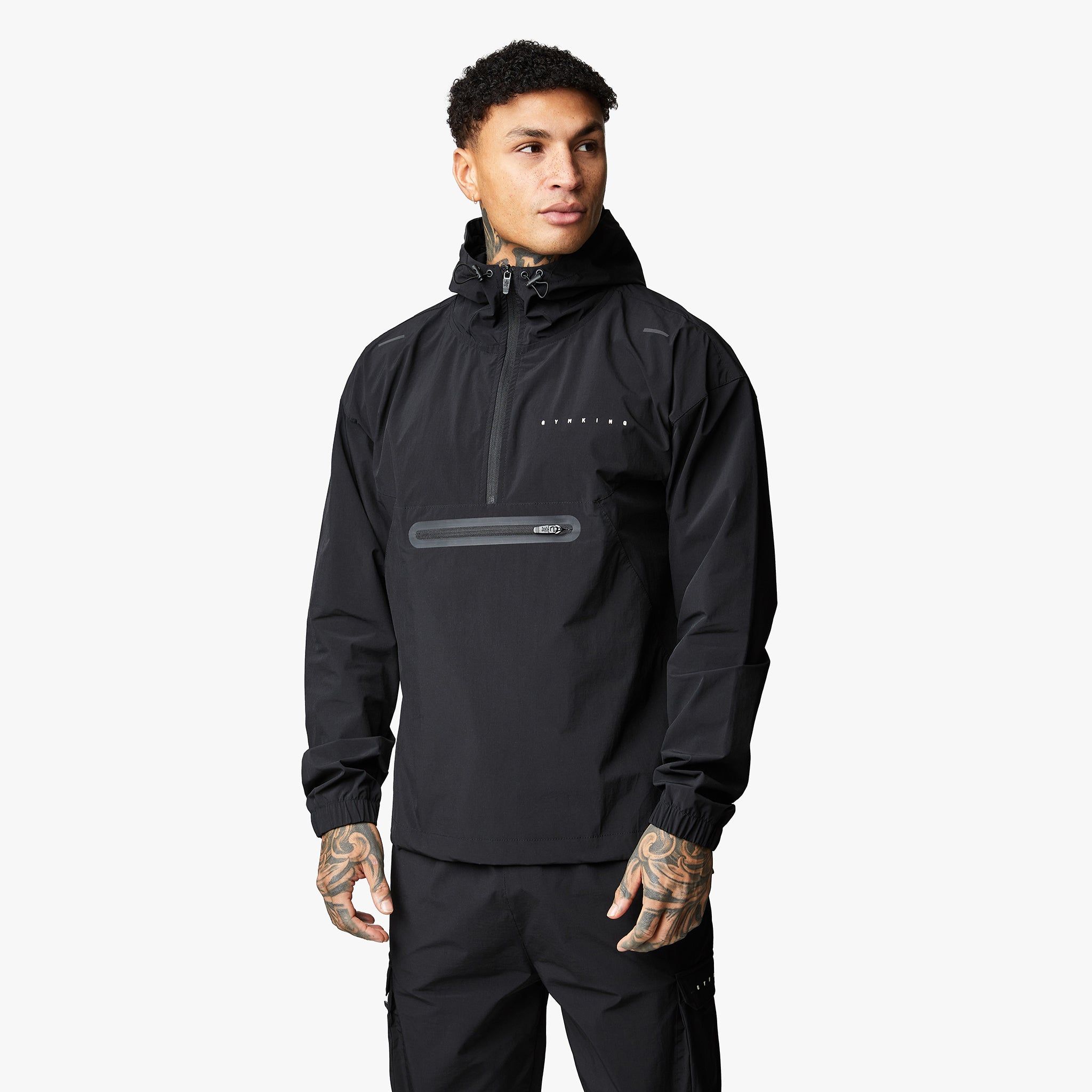 Gym King Rebellion Overhead Jacket - Black sold by The Gym King product image thumbnail 2