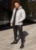Gym King Reflect Puffer Jacket - Light Grey sold by The Gym King