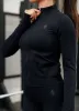 Gym King Sculpt Seamless Full Zip - Black sold by The Gym King
