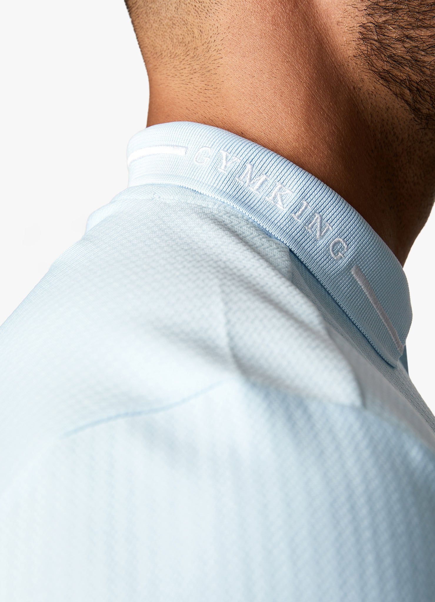 Gym King Signature Embroidered Polo - Tranquil Blue sold by The Gym King product image thumbnail 3