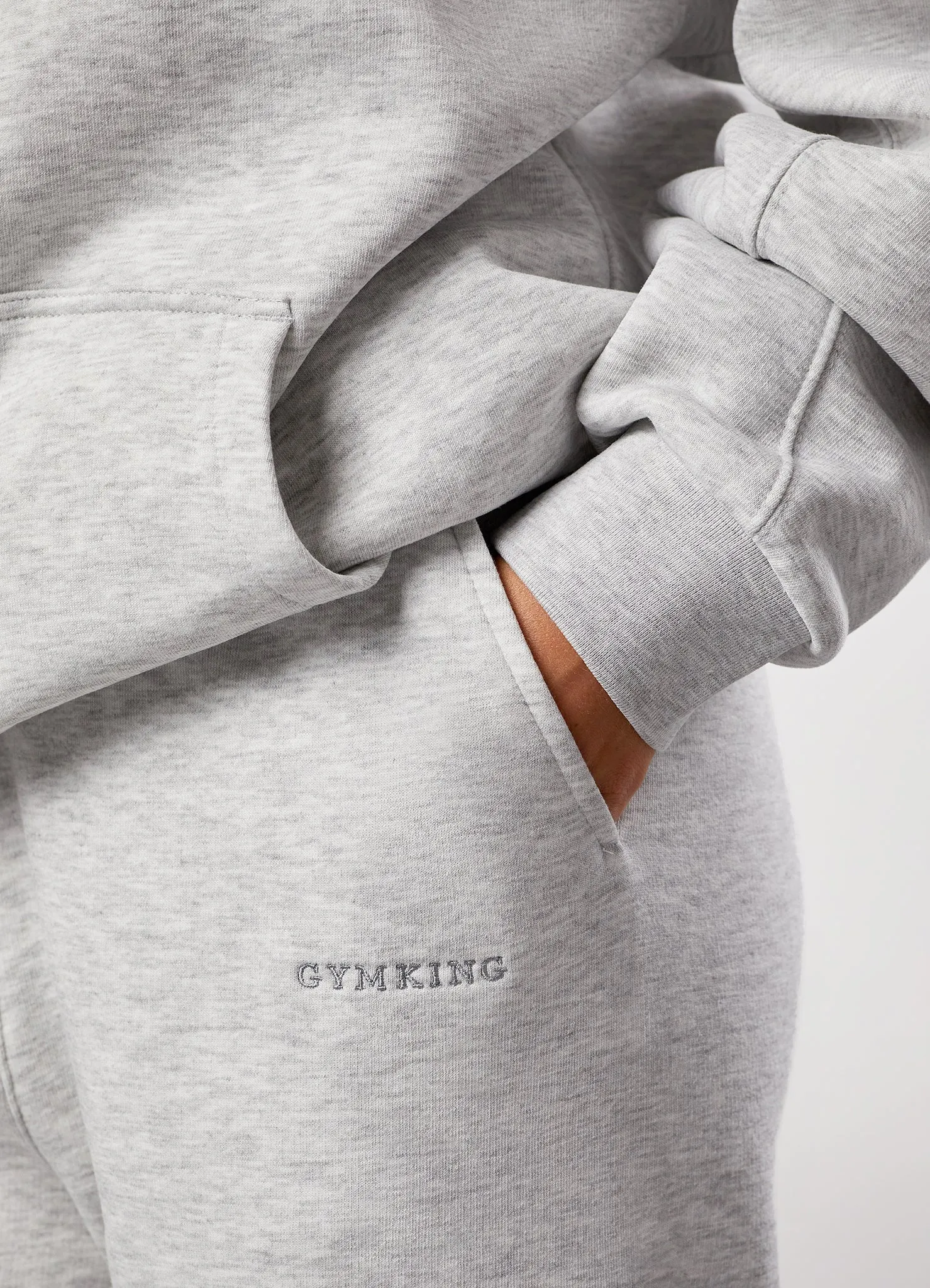 Gym King 365 Boyfriend Jogger - Snow Marl sold by The Gym King product image thumbnail 4