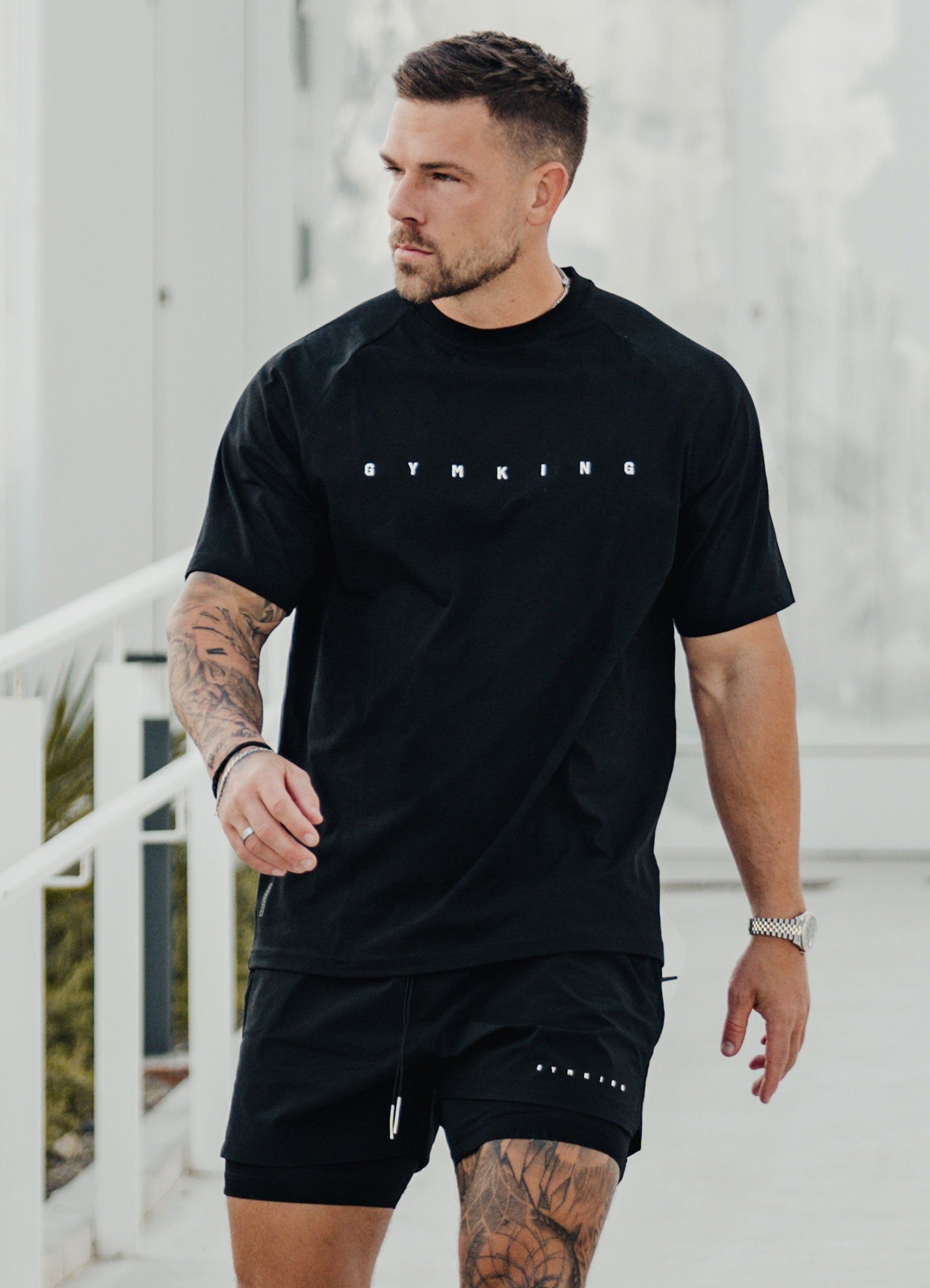 Gym King Rebellion Tee - Black sold by The Gym King