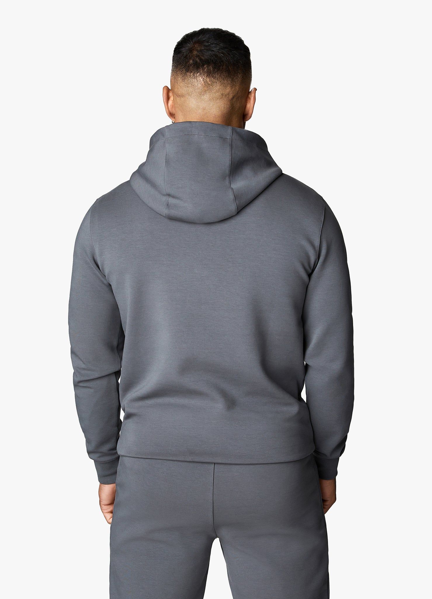 Gym King Linear Print Interlock Hood - Graphite sold by The Gym King product image thumbnail 8