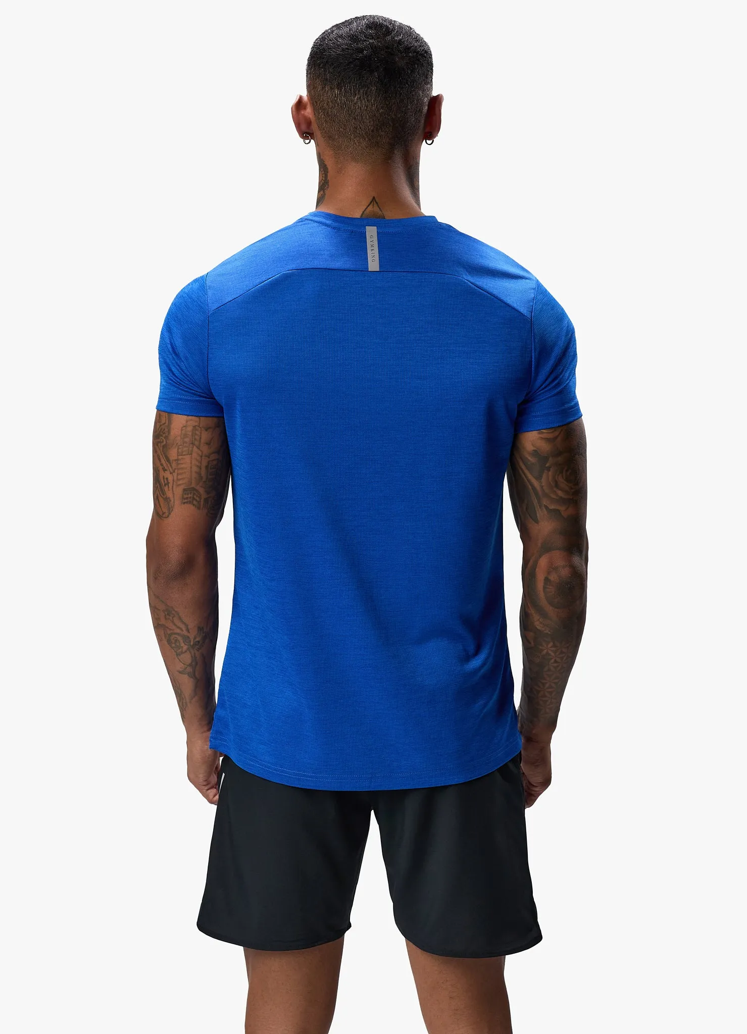 Gym King Element Tee - Sonic Blue Marl sold by The Gym King product image thumbnail 3