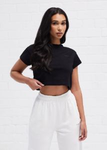 Gym King Established Cap Sleeve Tee - Black sold by The Gym King