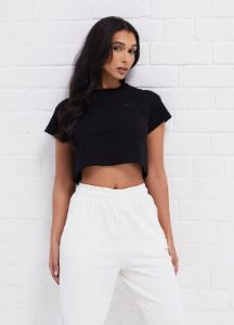 Gym King Established Cap Sleeve Tee - Black sold by The Gym King