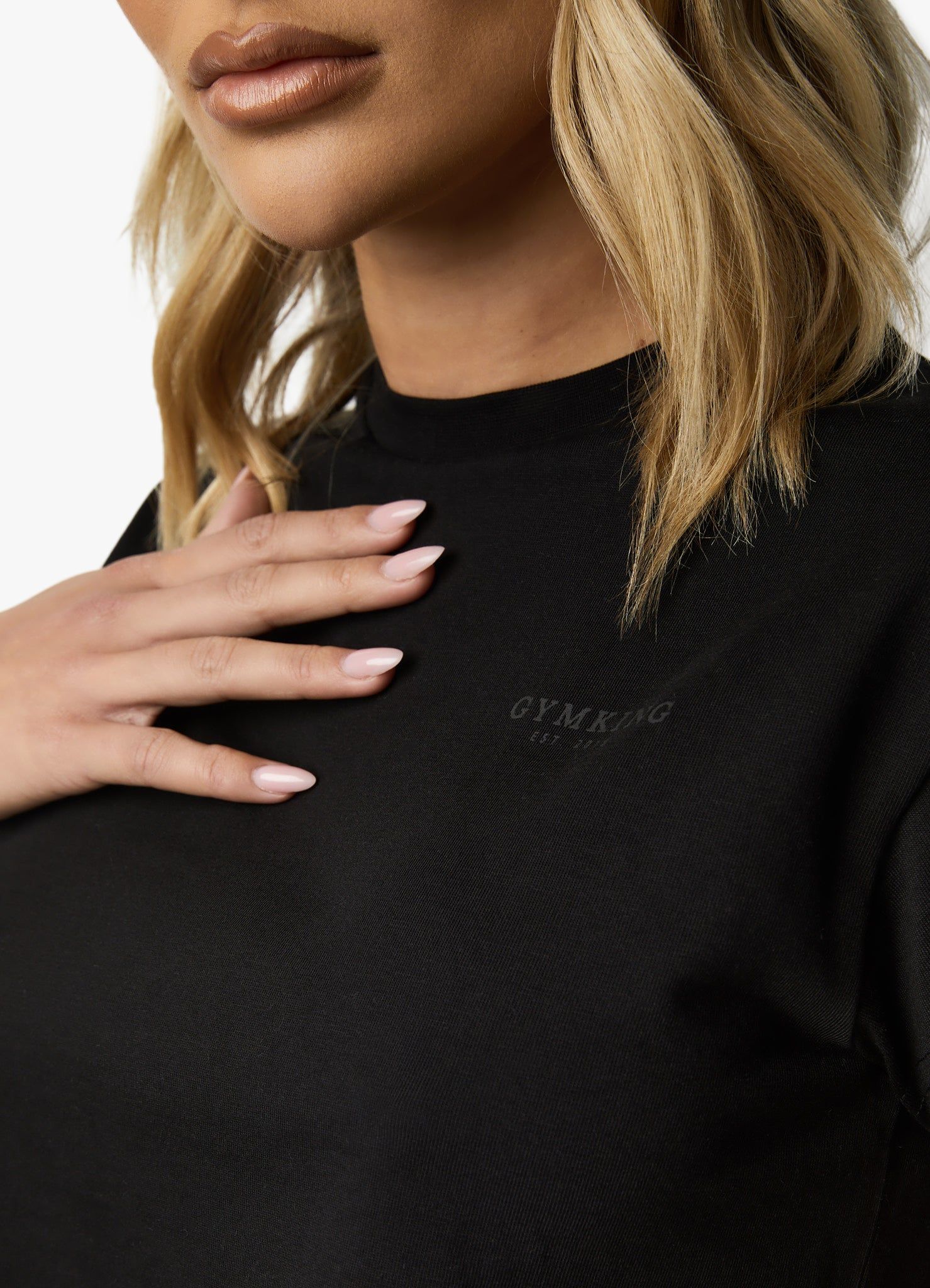 Gym King Established Cap Sleeve Tee - Black sold by The Gym King product image thumbnail 4