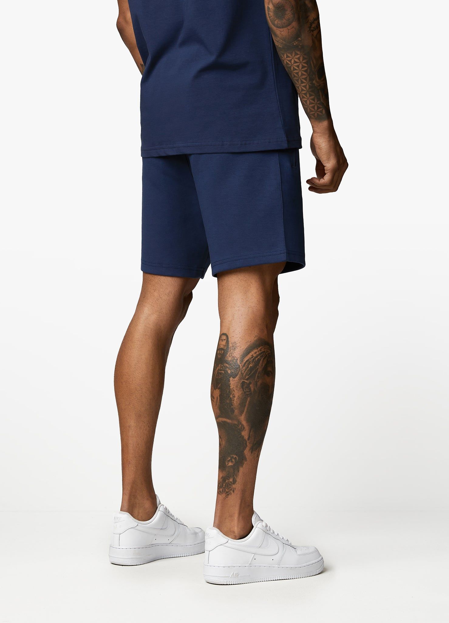 Gym King Linear Print Interlock Short - Moonlight Blue sold by The Gym King product image thumbnail 4