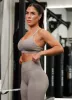 Gym King Sculpt Seamless Scrunch Bra - Truffle sold by The Gym King