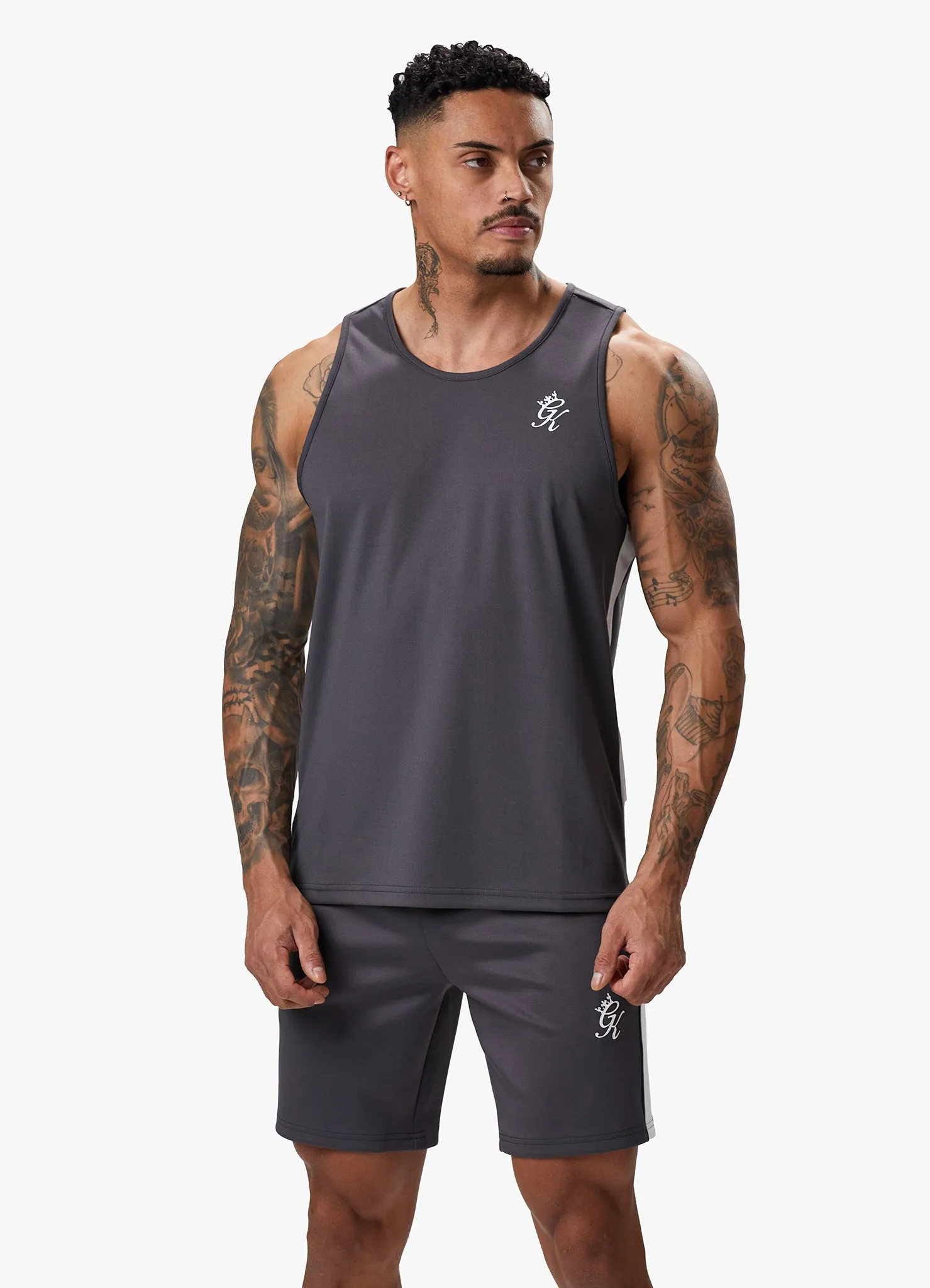 Gym King Core Plus Poly Vest - Graphite sold by The Gym King product image thumbnail 3