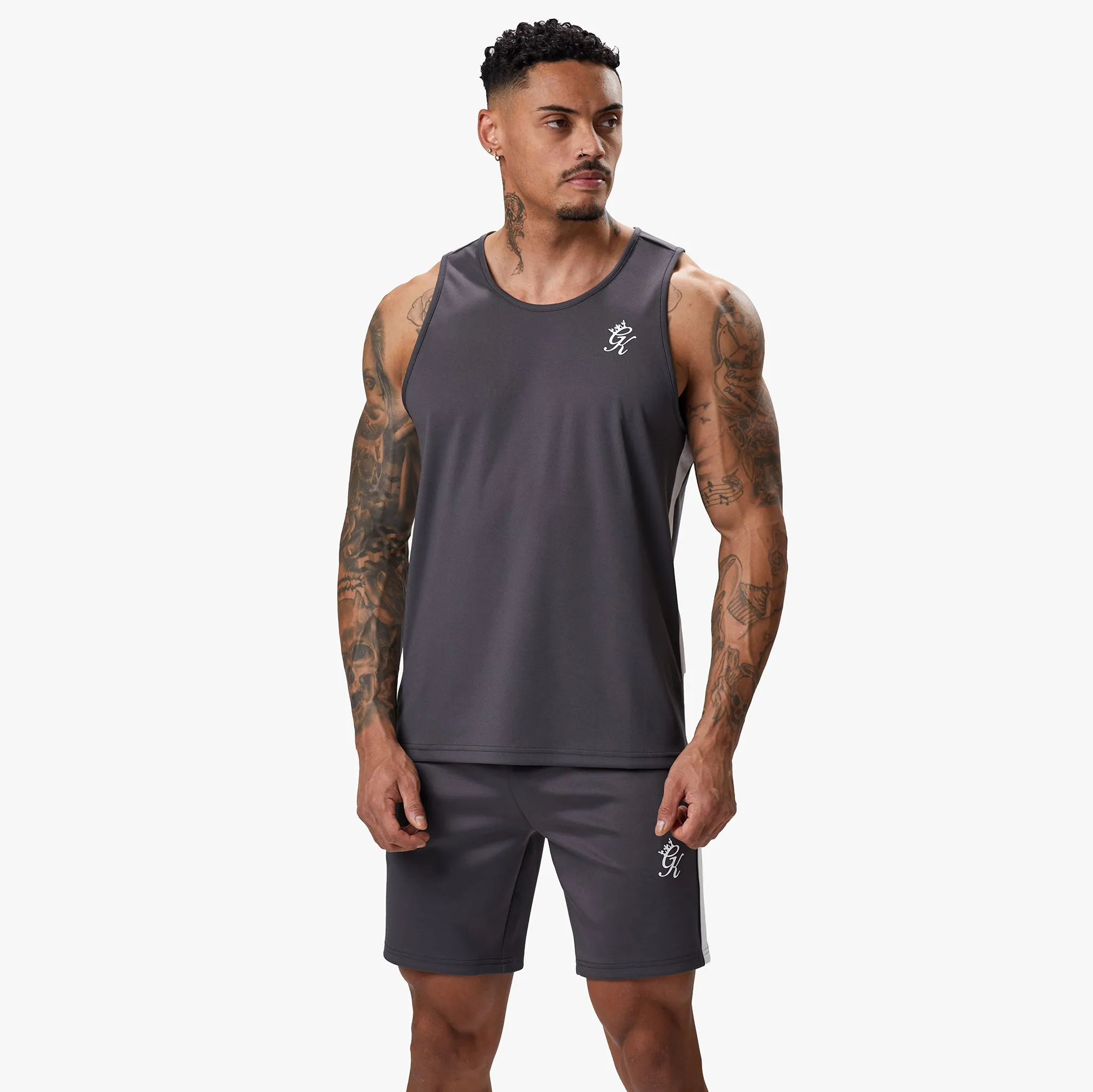 Gym King Core Plus Poly Vest - Graphite sold by The Gym King product image thumbnail 2