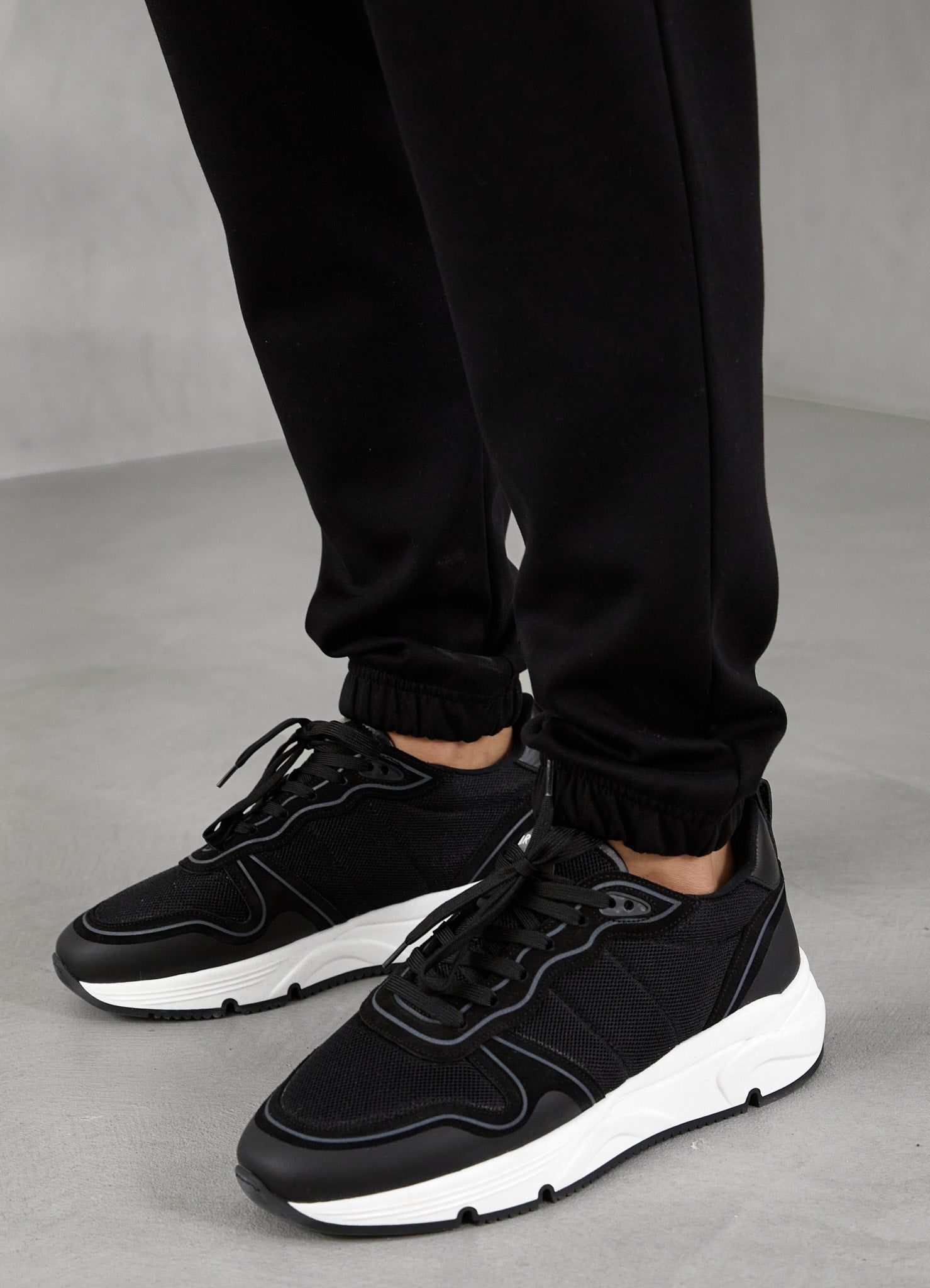Gym King Linear Print Interlock Jogger - Black sold by The Gym King product image thumbnail 7