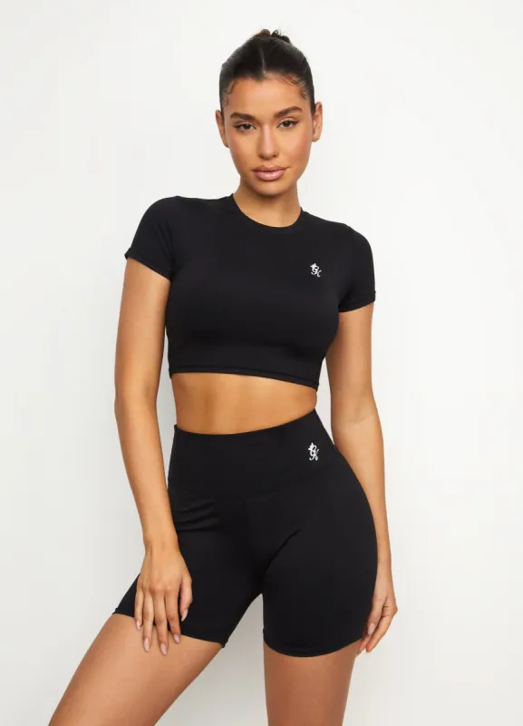 Gym King 365 Cap Sleeve Tee - Black sold by The Gym King