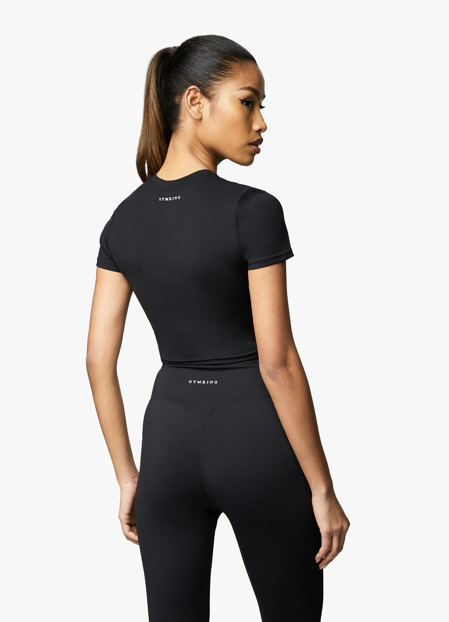 Gym King 365 Cap Sleeve Tee - Black sold by The Gym King product image thumbnail 3