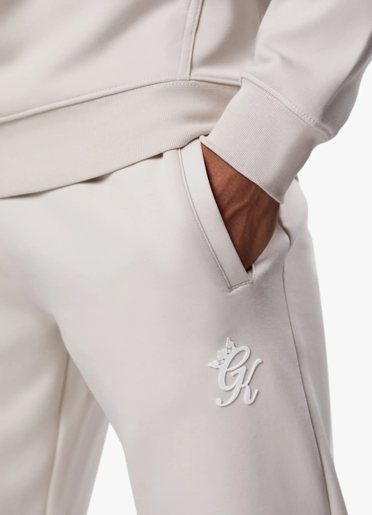 Gym King Split Linear Jogger - Stone Grey sold by The Gym King product image thumbnail 5